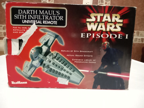 Starwars Darth Maul Control Remoto Universal  Vtg Trabajando