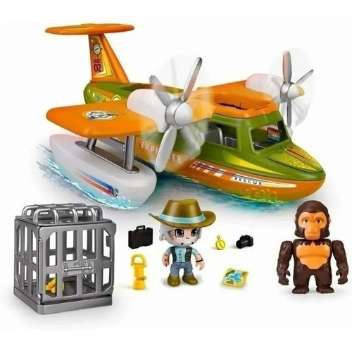 Pinypon Action Hidroavion De Rescate 2 Figuras Y Accesorios