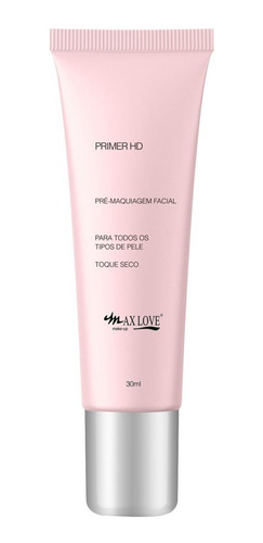 Imagem 1 de 4 de Primer Hd Max Love Base Pré Maquiagem Facial Toque Seco