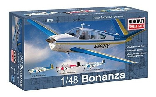 Airplane Kit De Modelo De Avión Minicraft Bonanza (escala 1