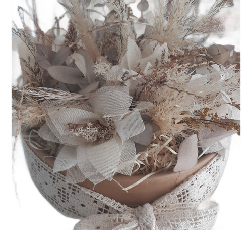 Centro De Mesa Floral Artesanal