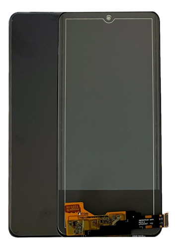 Tela Frontal Display Compatível Note 10 10s 4g + Pelicula Cor Preto