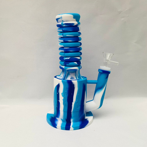 Pipa Bong Silicona+percolador ,quemador Bolsita Y Encendedor