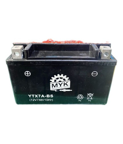 Batería Ytx7a-bs, Dakar, Vx, Enduros - Myk - Mundomotos.uy