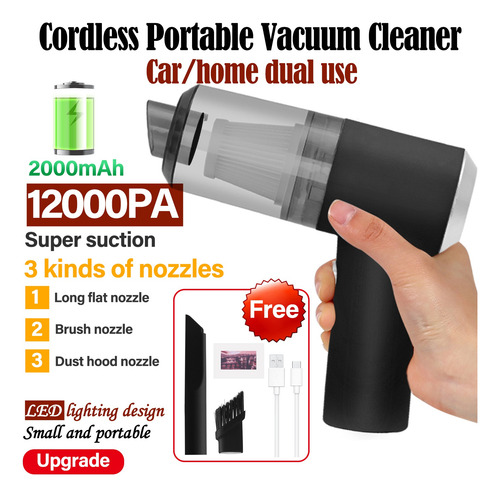Aspirador De Mano Portátil Inalámbrica Para Hogar/automóvil