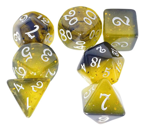 3 X 7 Piezas De Dados Poliédricos Para Juegos De Rol,