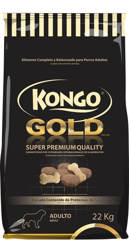 Alimento Balanceado Kongo Gold Súper Premium 20kg + Regalo