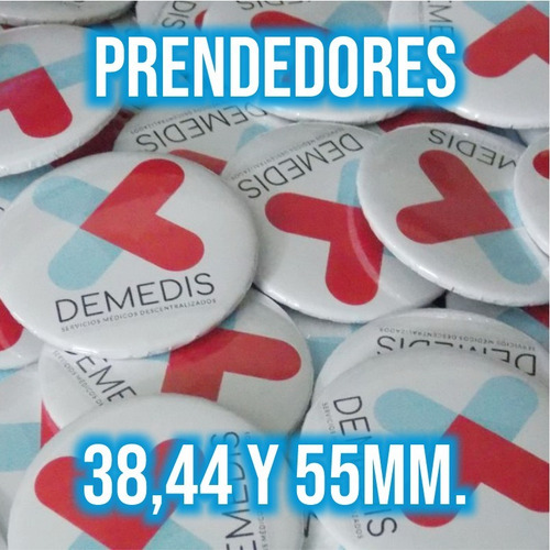 50 Pins Prendedores Personalizados 55mm. Promo Por Mayor
