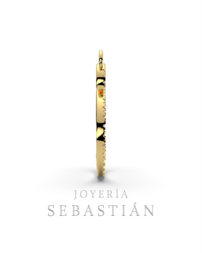 Imagen 3 de 3 de Colgante Omega Oro Amarillo 18k
