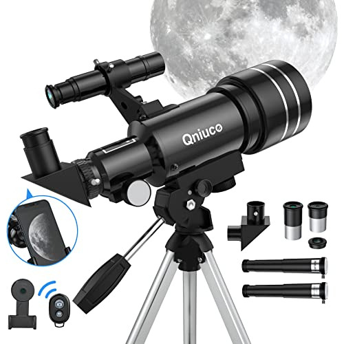 Telescope For Kids Adults Beginners, 70mm Aperture Refr...