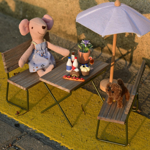 Muebles En Miniatura Para Casa De Muñecas, Escritorio