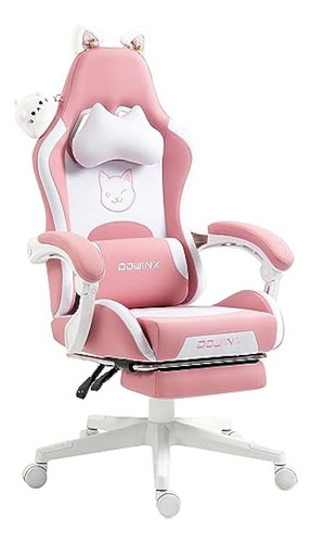 Silla De Juego Dowinx Linda Con Orejas De Gato Y Soporte Lum