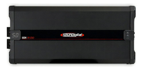Modulo Soundigital Sd Unlimited Power 3 Evo 2 100k Rms Xlr Cor Preta Versao High Volt