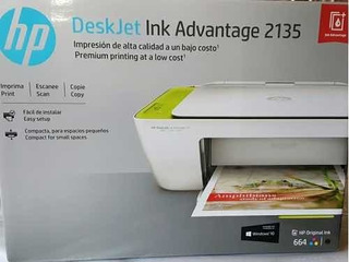 Derivar Pronunciar Recomendación Impresora Multifuncional Hp Deskjet Ink Advantage 2135 | MercadoLibre 📦