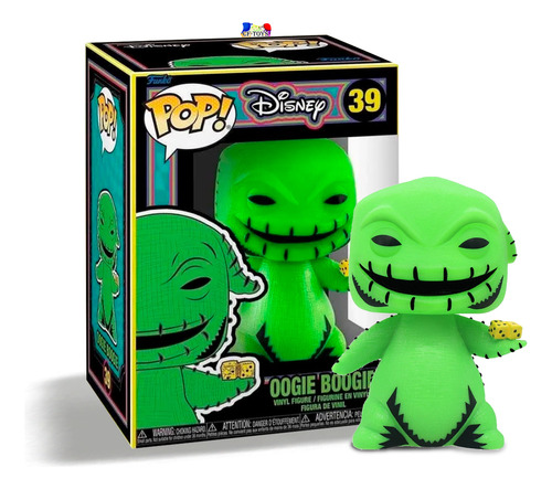 El Extraño Mundo De Jack Oogie Boogie Funko Pop Luz Negra Cf