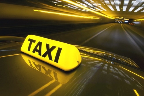 Letrero Lampara Taxi Luminoso Amarillo Para Techo