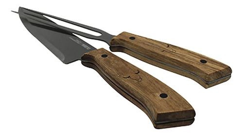 Set Cuchillo Tenedor Prm Wayu Con Revestimiento