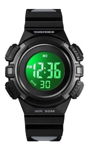 Reloj Skmei 1485 Deportivo Niñas Sumergible Cronometro Negro