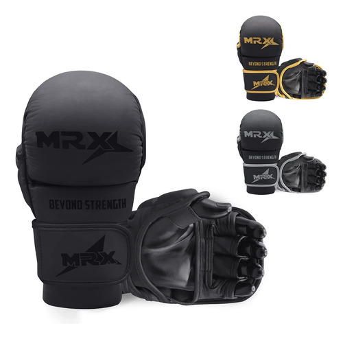 Mrx Mma Guantes De Protección Profesional De 12 Oz Muay Th.