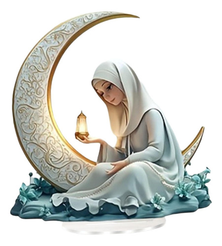 Lua Freira Sinal Acrílico Ornamento De Mesa Arte Mesa Peça