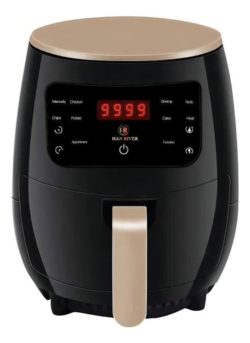 Freidora Del Aire Yonsa 2400w 6l Sl-18 Color Negro