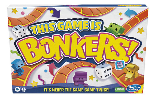 Hasbro Gaming Este Juego Es Un Juego De Mesa Bonkers, Nueva