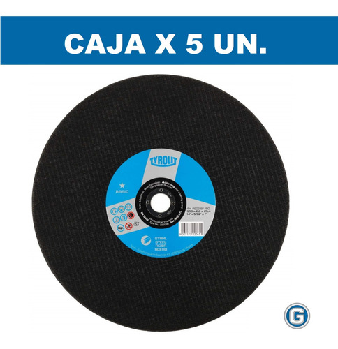 Disco Corte Sensitiva Tyrolit Basic 350 X 2,8 Cajax5 Gramabi
