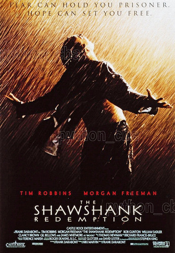 Pósters Sueño De Libertad Shawshank Redemption 120x85