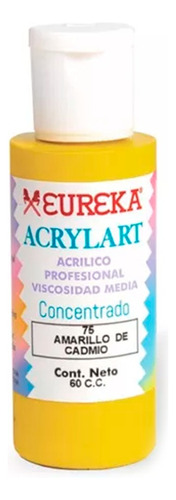 Acrilico Eureka Profesional 60ml X 6 Colores Comunes