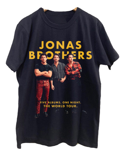 Remeras Estampadas Dtg Full Hd Jonas Brothers Todos A Color