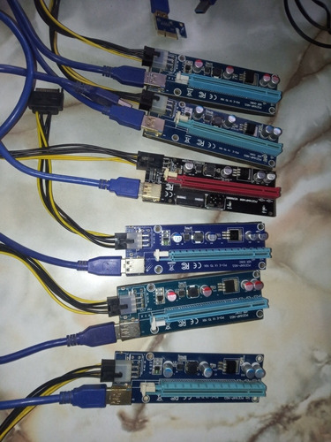 Riser Pci-e 1x A 16x Adaptador Usb Minería Cripto 