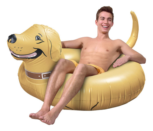 Gofloats Buddy The Dog Party Tube - Balsa Inflable, Flota Co