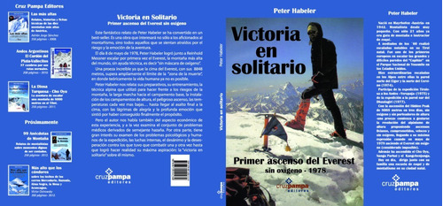 Imagen 2 de 3 de Libro Victoria En Solitario Habeler Reinhold Messner Everest