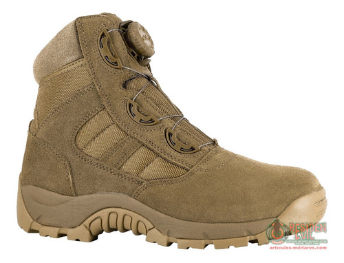Imagen 3 de 10 de Botas Trabajo Hombre Táctica Militares Boa System 6.0 Coyote