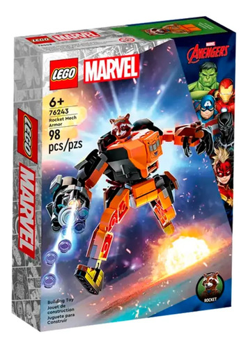 Armadura Robotica Lego De Rocket 98pcs 76243 