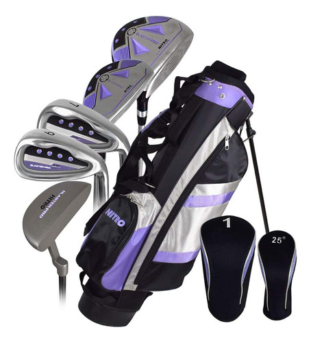 Nitro Blaster Pro Golf Set Niña 9-12 Año Diestro