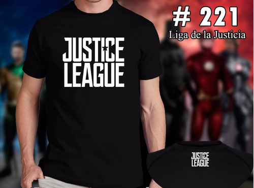 Remera Comics - Liga De La Justicia - Justice League - Dc