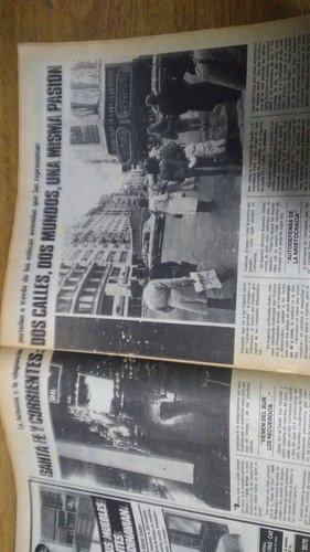 Revista Clarin N° 14200 Santa Fe Y Corrientes  Año 1985