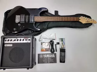 Kit De Guitarra Yamaha Erg121 Gpiibl +ampli+acc Erg112gpiibl