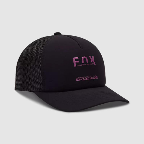 Gorro Jockey Lifestyle Mujer Intrude Trucker Negro Fox