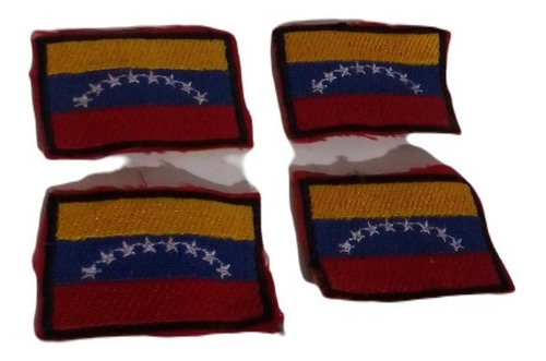 Parches Con La Bandera De Venezuela 8 Estrellas Combo De 4