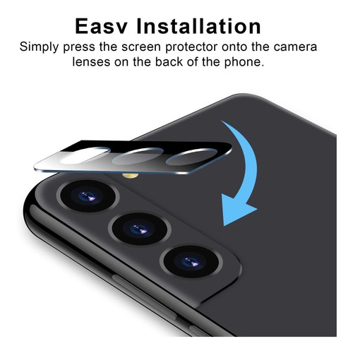 Vidrio Templado Camara Full Para Samsung S22 S22 Plus Ultra