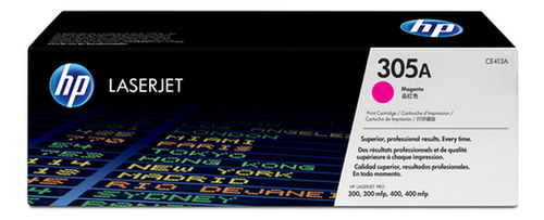 Cartucho De Tóner Hp 305a Magenta Laserjet Original Ce413a