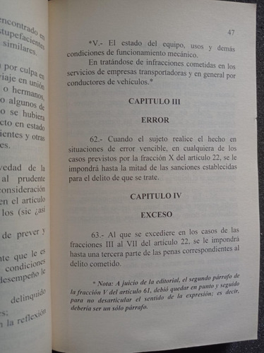 Código Penal Y De Procedimientos Penales: Estado De Guerrero (Usado)