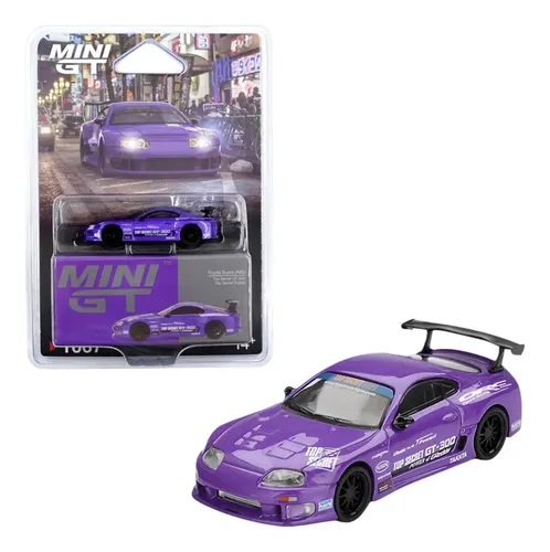 Mini Gt Toyota Supra A80 Tsecret Gt-300 #1067 Roxo 1:64 Roxo