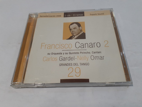 Grandes Del Tango 29: Canaro 2 - 2cd 2006 Nacional Nm 9/10