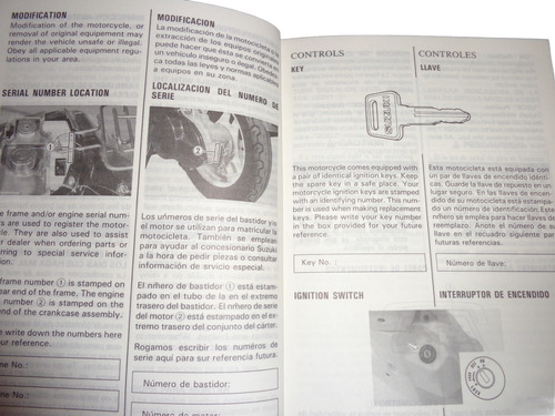 Suzuki Ad 60 Wf 1991 Libro Manual Original (Usado)