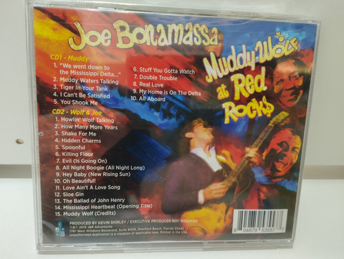 Joe Bonamassa - Muddy Wolf At Red Rocks (versión Importada) Estándar