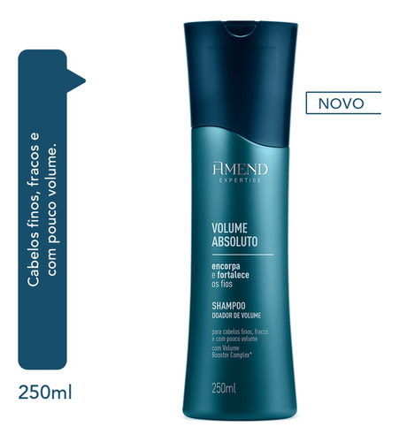 Shampoo Amend Expertise Volume Absoluto 250ml