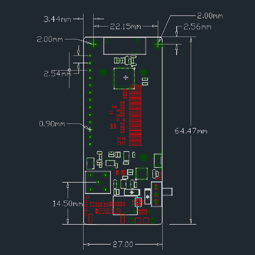 Módulo Placa Oled Ttgo Lora32 V2.1 Esp32 433mhz